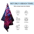 thumbnail image 2 of Independence Day Of The United States Flag Beach Towel Microfiber Beach Towels Sand Free Quick Dry Lightweight Travel Towels, 2 of 7