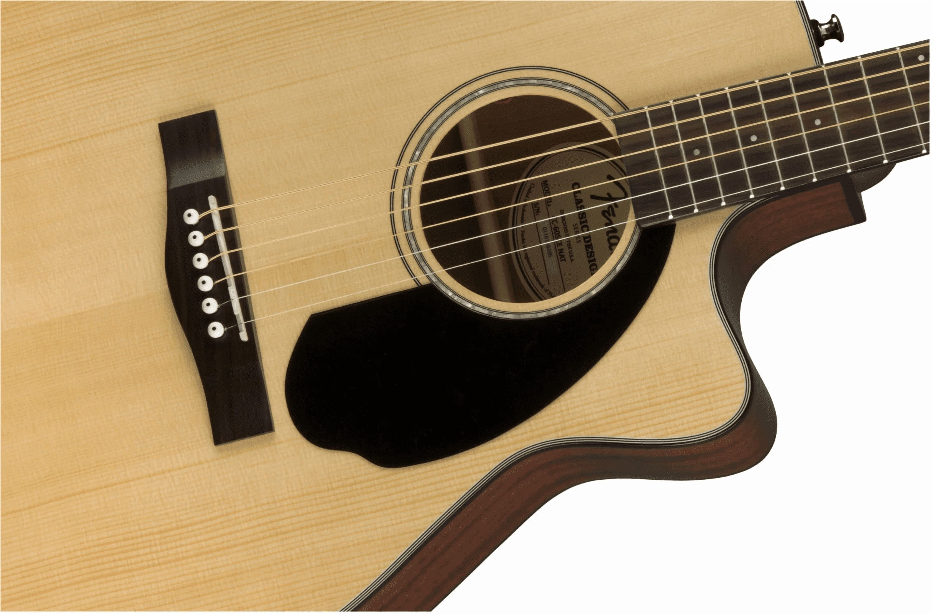 Fender CC-60SCE Concert, Walnut FB, Natural