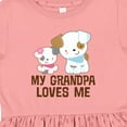 thumbnail image 4 of Inktastic My Grandpa Loves Me Girls Girls Toddler Dress, 4 of 5