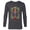 Charcoal Heather, variant on Marvel Holiday Christmas Avengers Captain Marvel Nutcracker - Long Sleeve T-Shirt for Men - Customized-Athletic Heather