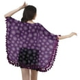 thumbnail image 4 of Moomaya Printed Beach Clothes For Women Tassel Shrug Swim Cover Up Cardigan, 4 of 5