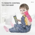 thumbnail image 3 of Kids Musical TV Remote Control Toy with Light and Sound Baby Early Education Toy 3 language Modes(English/French/, 3 of 7
