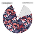 thumbnail image 2 of Lsque Elephants Print Christmas Tree Skirt, Tree Skirt with Ties or Velcro, Perfect for Holiday Decorations, Halloween, and New Year-30", 2 of 7