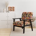 thumbnail image 2 of Designart "Cheetha Floral Pattern Ii" Upholstered Modern & Contemporary Accent Chair and Geometric Arm Chair - Multiple Color & Pattern, 2 of 7