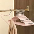 thumbnail image 4 of Clothes Hanger Set, Heavy Duty Non Slip Hangers with Manganese Steel Core, Space Saving Metal Hangers for Shirts, Coats, Trousers, and Dresses, 5 Pcs, 4 of 7