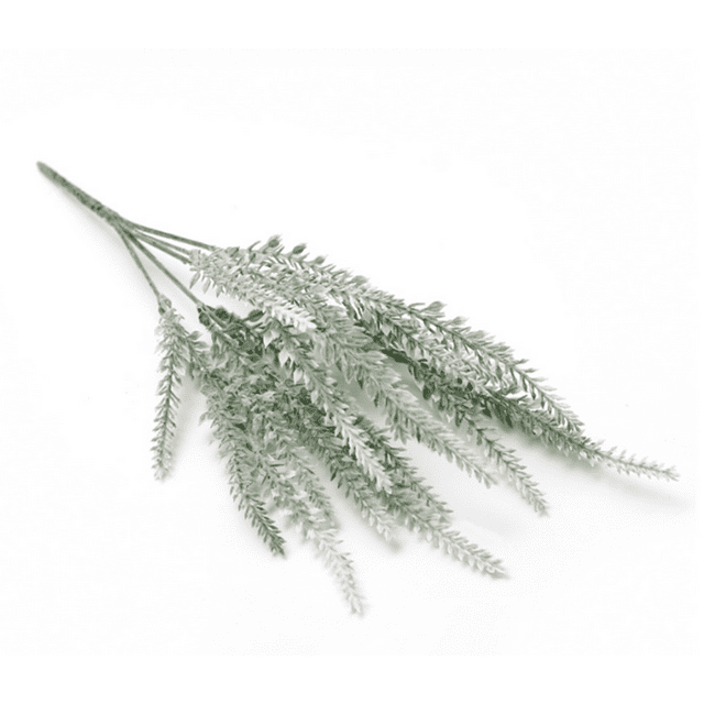 Nvzi 6 flores artificiales de lavanda de plástico, flores falsas, flores artificiales para decoración de bodas
