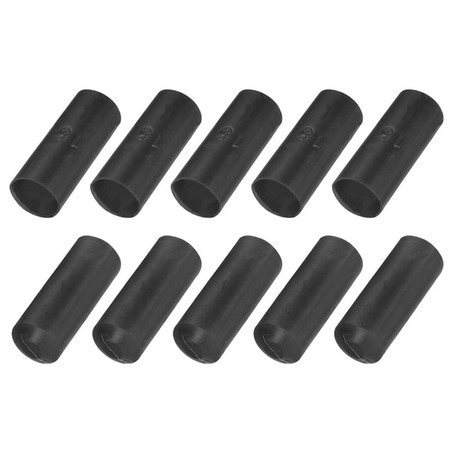 30Pcs Tapas de Termocontracción de 15mm ID x 45mm L 2.5:1 Relación Tapas de Tubo de Termocontracción Forradas Selladas Impermeables Negras