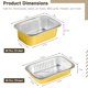 thumbnail image 5 of 50 piezas de sartenes de aluminio con tapas, moldes para hornear de papel de aluminio resistente, sartenes desechables para llevar, recipientes de comida sobrantes, platos aptos para microondas para, 5 of 6