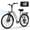 White, variant on 26" Electric Bike for Adults,750W Peak Motor,48V 10.4Ah Removable Battery, 60 Miles Range, 7-Speed City Commuter Ebike,UL2849