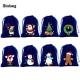 thumbnail image 2 of StoBag-bolsas de terciopelo de Feliz Navidad para niños, 50 piezas, embalaje de regalo de dulces, bolsillo de almacenamiento con cordón pequeño, favores de fiesta, venta al por mayor, 2 of 4