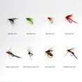 thumbnail image 3 of Bassdash Fly Fishing Assorted Flies Kit, Pack of 64 pcs Fly Lure including Dry Flies, Wet Flies, Nymphs, Streamers, Terrestrials, Leeches and More, with Magnetic Fly Box, 3 of 8