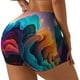 thumbnail image 1 of Fotbe Colorful Surreal Landscape Shorts Sin Costuras – Shorts Deportivos de Cintura Alta para Mujer, Elásticos para Gimnasio, Yoga, Running o Ciclismo-Medium, 1 of 8