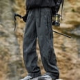 thumbnail image 6 of MKHSQHDG Male Pants Men's Cargo Sweatpants Casual Joggers Loose Fit Open Bottom Athletic Pants for Men with Pockets M, 6 of 6