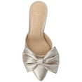 thumbnail image 4 of Journee Womens Tiarra Mules Mid Stiletto Pointed Toe Evening Pumps, Widths Available, 4 of 8