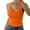 Orange, variant on beishanbush Clothing Camisoles & Tanks Under $5 Women Plus Size Fashion Sleeveless Tops Slim Fit Vest SummerTank Top Casual Tops