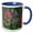 Blue/White, variant on 3drose, Juvenile Ruby-throated Hummingbirds, Archilochus Colubris, Texas, 11oz Mug