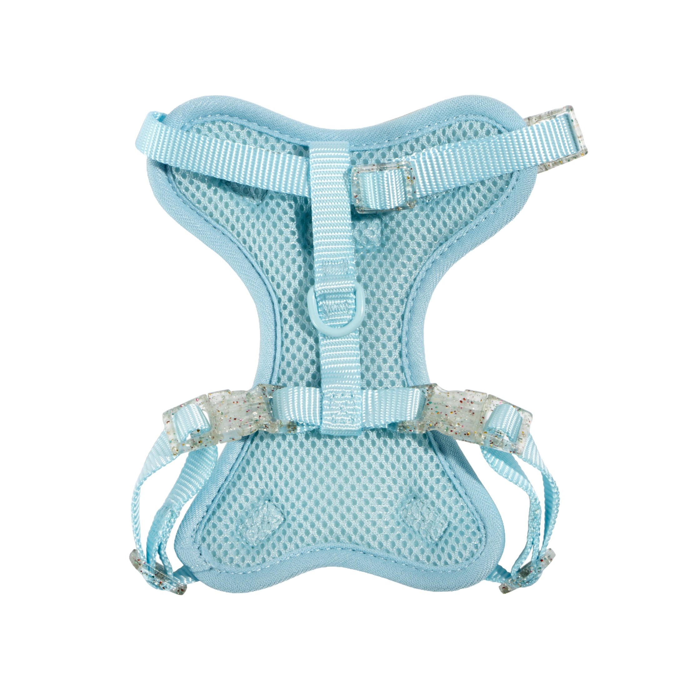 Oodles Iridescent Cat Walking Harness & Leash Set, Teal, One Size