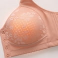 thumbnail image 5 of YWDJ Bras for Women Front Closure Push up Wirefree Comfort Straps Support Bralette Breathable Soft Bra for All Shapes Sagging Breasts Pink 42, 5 of 5