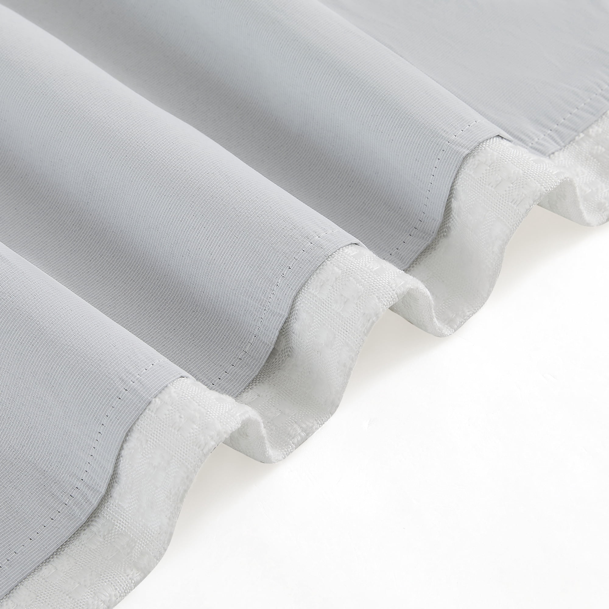 Cheyanne SUNSHIELD SIGNATURE Blackout Curtains for Living Room and Bedroom, 50” x 95”, White