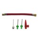 thumbnail image 1 of 5 paquetes de adaptador de bomba de conector de válvula para neumáticos de bicicleta SM SunniMix Adaptador de aguja de bomba, 1 of 8