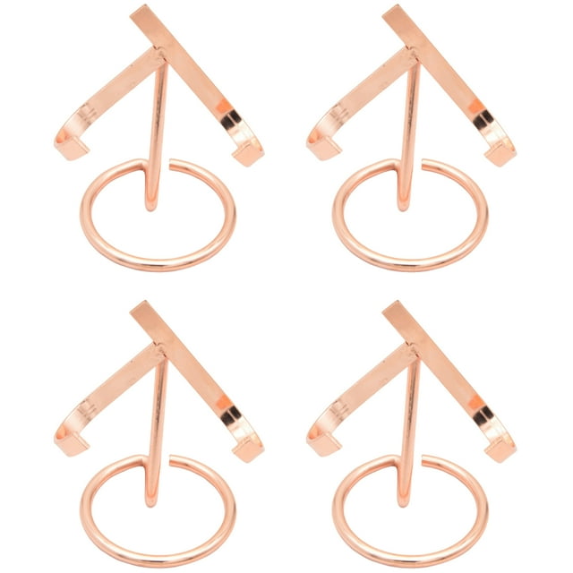 tamizeot 4 Pcs Support d'Affichage en Acrylique Transparent pour Base de Cristal Mini Chevalet Support de Pierres Précieuses