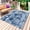 Navy Blue-4, variant on Turquoise Coastal Outdoor Rug for Patio/Deck/Porch, Non-Slip Large Area Rug 4 x 6 Ft, Nautical Coral Starfish Shell Octopus Sea Indoor Outdoor Rugs Washable Area Rugs, Camping Rug Carpet Runner