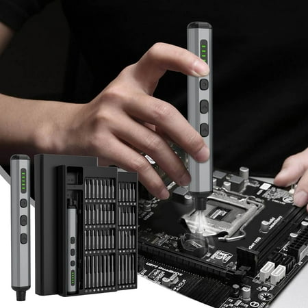 

DiHuiDian 68 In 1 Mini Precision Electric Screwdriver Set Intelligent Gear Shifting Multifunctional Tool Suitable For Most Small Precision Equipment Tools & Home Improvement