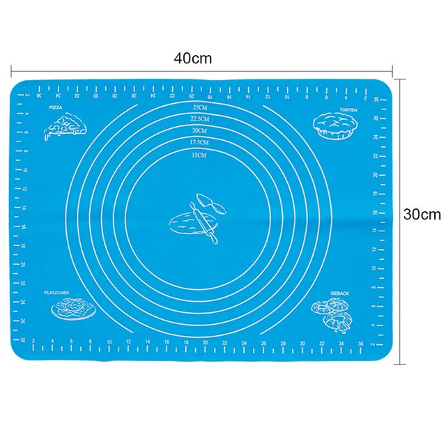 Alfombrilla enrollable de silicona antiadherente, alfombrilla antideslizante para pastelería, herramientas de cocina para hacer pasteles de pastelería