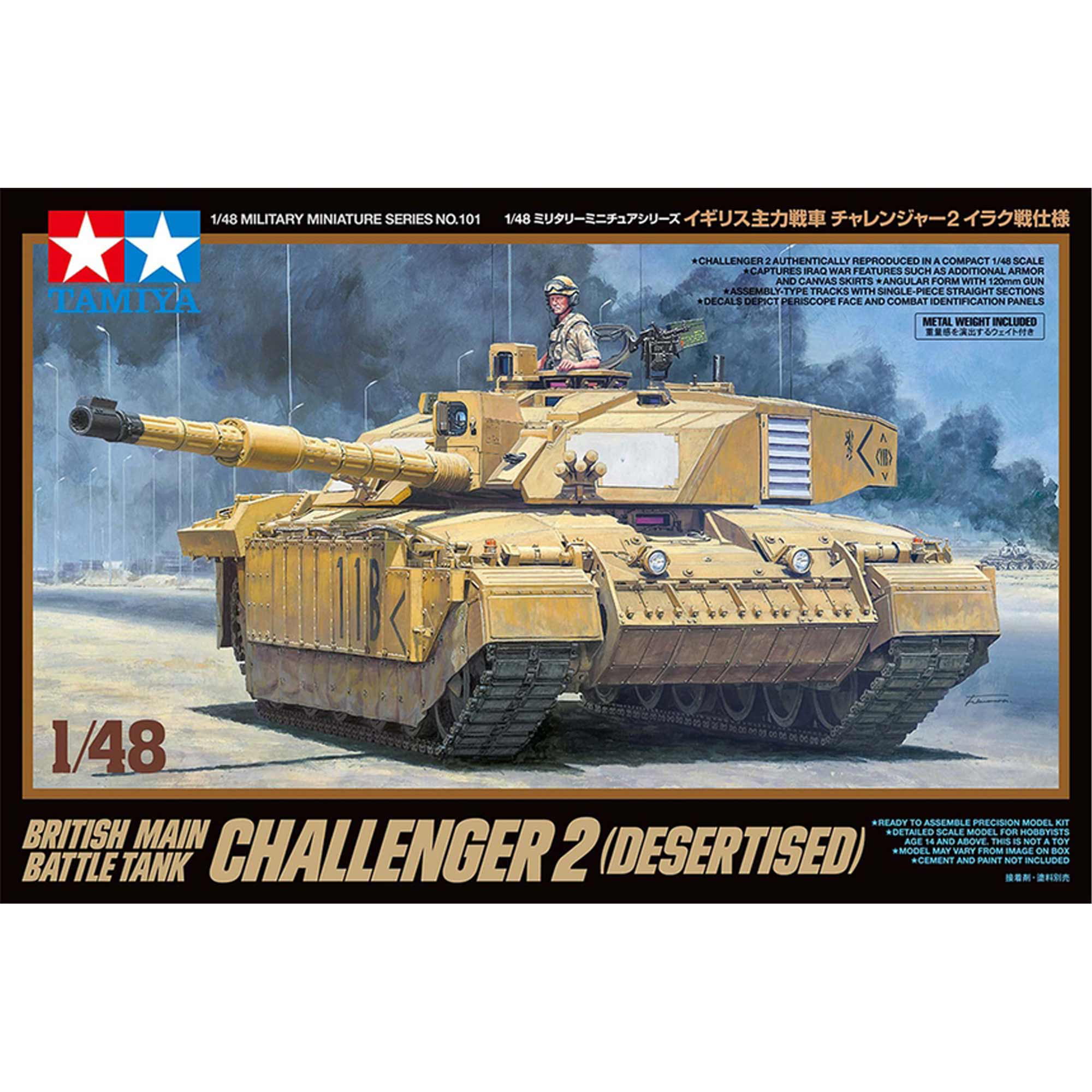 Challenger 2 w/Bar Armor (Plastic model) - HobbySearch Military Model Store