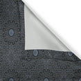 thumbnail image 3 of Ambesonne Moroccan Kitchen Curtains, Geometric Star Royal, 55"x39", Black Cream Blue, 3 of 3