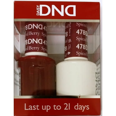 DND Nail Polish Gel & Matching Lacquer Set - 478 SPICED BERRY