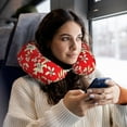 thumbnail image 6 of Xecao Lilies Flowers Print Memory Foam Cervical Neck Pillow Versatile U-Shaped Pillows for Home,Office,Camping,Travelling,Soft Washable Cover, 6 of 8