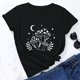 thumbnail image 2 of Camiseta de manga corta con cuello redondo y estampado de jersey suelto de verano para mujer Camiseta/camisa de manga corta con cuello redondo Pompotops hfajkhk141916, 2 of 6