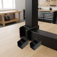 thumbnail image 1 of unbranded 10Ud Esquineros Plásticos Negros Para Soporte De Muebles Estabilidad Y Armado Sencillo, 1 of 8