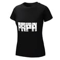 thumbnail image 6 of Papa Women’s Cotton Short Sleeve T-Shirt HD Graphic Print Casual Crew Neck Tee L, 6 of 7