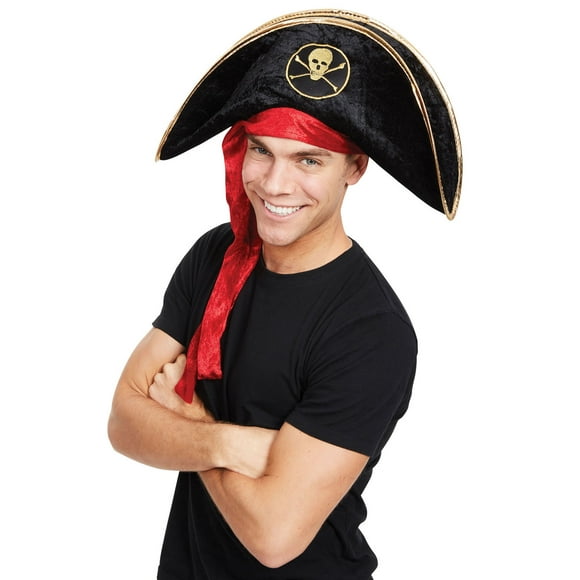 Bristol Novelty Deluxe Velvet Pirate Hat