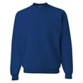 thumbnail image 6 of JERZEES Crewneck Sweatshirt for Unisex 8 Oz, Royal Nublend Fleece Long Sleeve Plain Sweatshirt 50 Cotton 50 Polyester Pack of 2, 2XL Size, 6 of 6