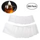 thumbnail image 1 of EeaseMX OUNONA 200pcs Drawstring Tea Bag Filter Paper Bolsas de bolsa de té vacías para hierbas de té de hojas sueltas (blanco), 1 of 7