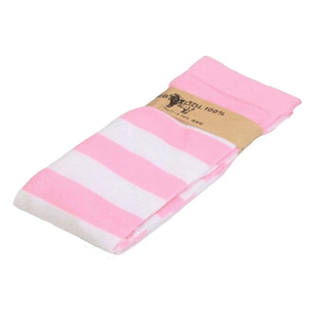 Femmes Fille Rayé Rayé Rayé sur le Genou Haut Bas Chaussettes Longues