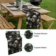 thumbnail image 5 of Halloween Skull Table Runner - 72 Inch Long, Kitchen Dining Table Runner Dresser Scarves, Retro White Rose Flower Horror Fall Farmhouse Decor for Coffee Tables Wedding Party Banquet, 5 of 8
