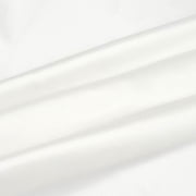 Shason Textile Special Occasion Costume Satin 2 Yards Precut Fabric, White