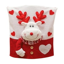 Christmas Chair Back Covers Gnome Chair Covers, Xmas Dining Chair Covers for Home Kitchen Dining Room Decor, 50*54cm Holiday Festive Decoration