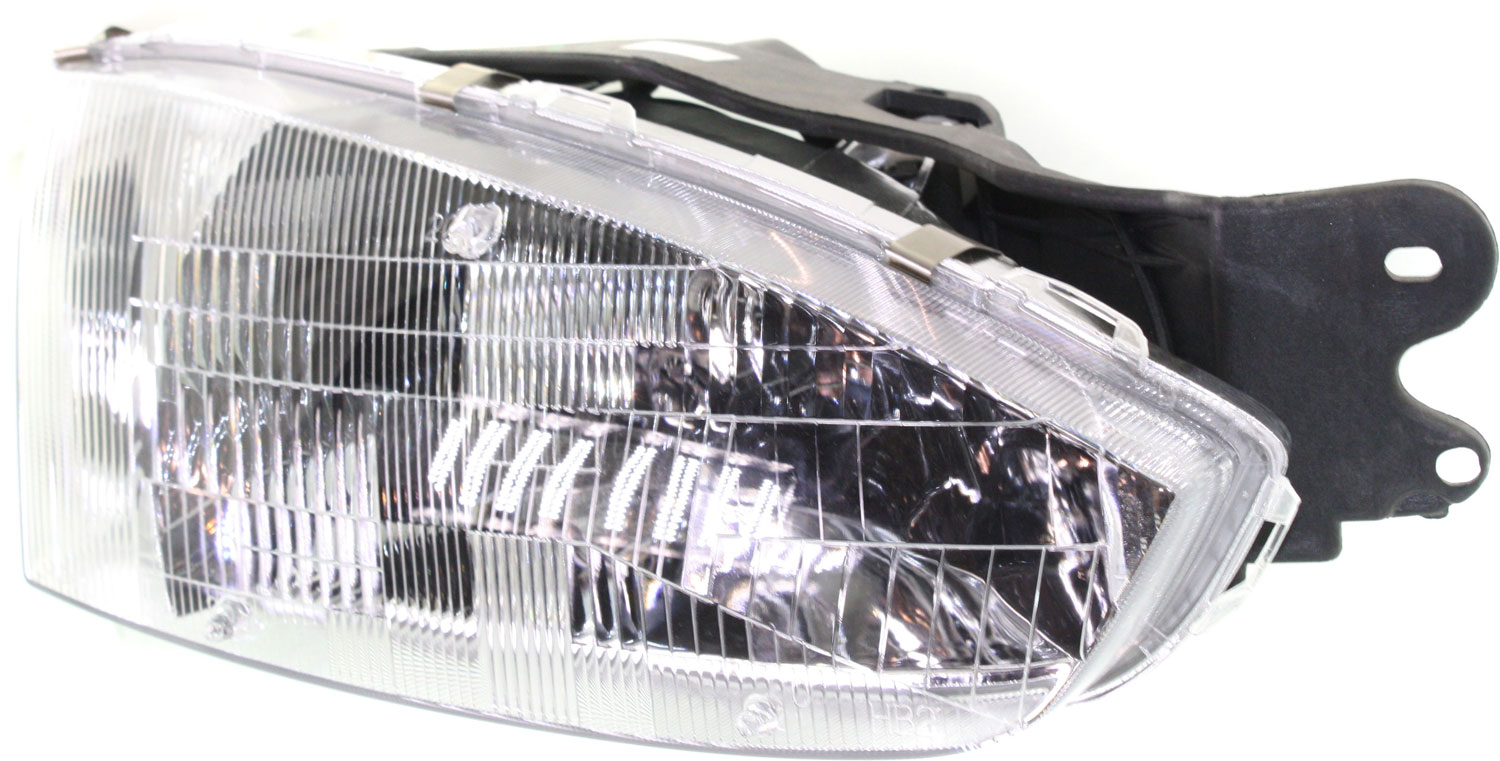 Headlight Compatible With 1997-2002 Mitsubishi Mirage Right Passenger Halogen With bulb(s)