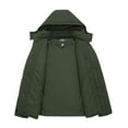 thumbnail image 2 of Ampake Men's Winter Coat Windproof Puffer Coat Warm Puffer Jacket Green L, 2 of 7