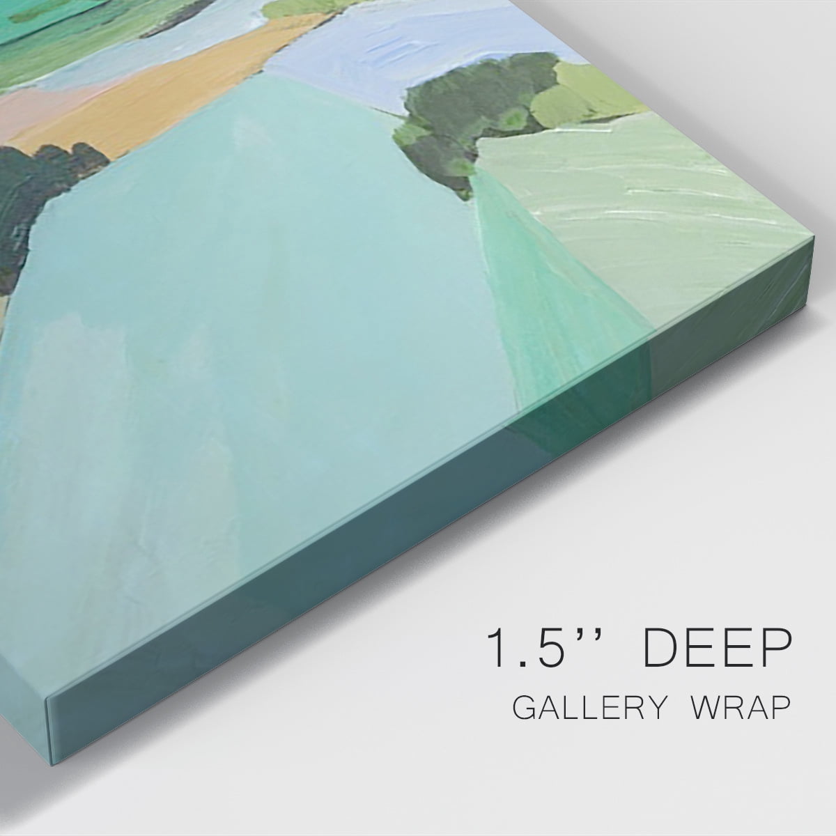 Bright Colored Countryside IV Premium Gallery Wrapped Canvas - Ready to Hang