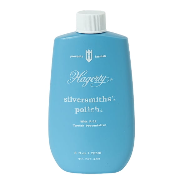 W J Hagerty Silversmiths' Silver Polish - Liquid Metal Polish - 8-Ounce