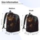 thumbnail image 2 of Fotbe Cool Skull Western Cowboy Mochila de Lona con Estampado, Mochila Duradera, Mochila Versátil de Alta Calidad, Mochila Compacta Vintage-Small, 2 of 5