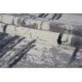 thumbnail image 3 of Ladole Rugs Super Soft Niagara Micro Polyester Area Rug Carpet in Grey-Ivory (2'7" x 9'10", 80cm x 300cm), 3 of 4