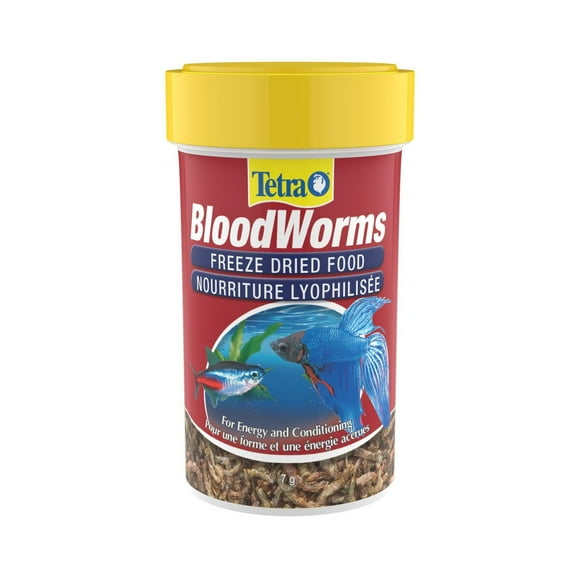 Tetra BloodWorms Freeze Dried Fish Food Treats