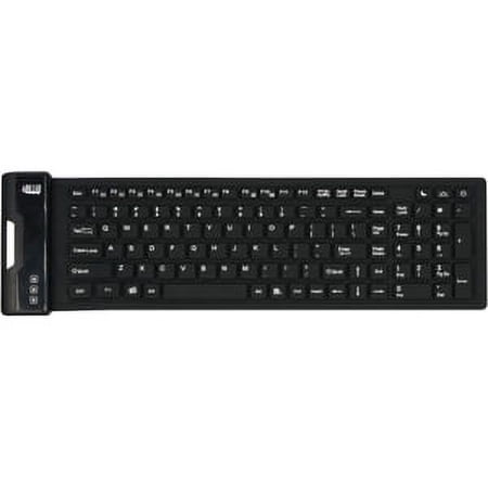 UPC: 0783750004114 | Adesso AKB-222UB SlimTouch 222 Antimicrobial Waterproof Flex Keyboard